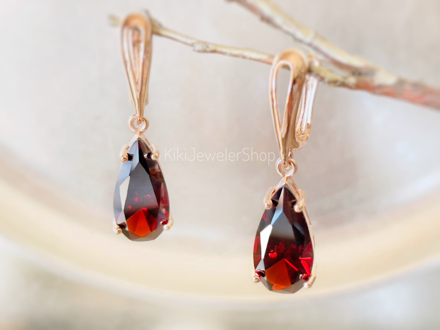 Large Teardrop Earrings