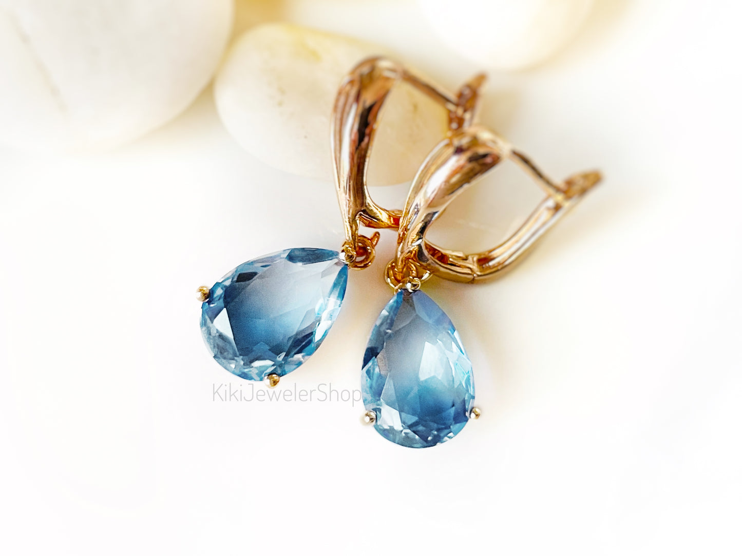 Watermelon tourmaline dangles WG